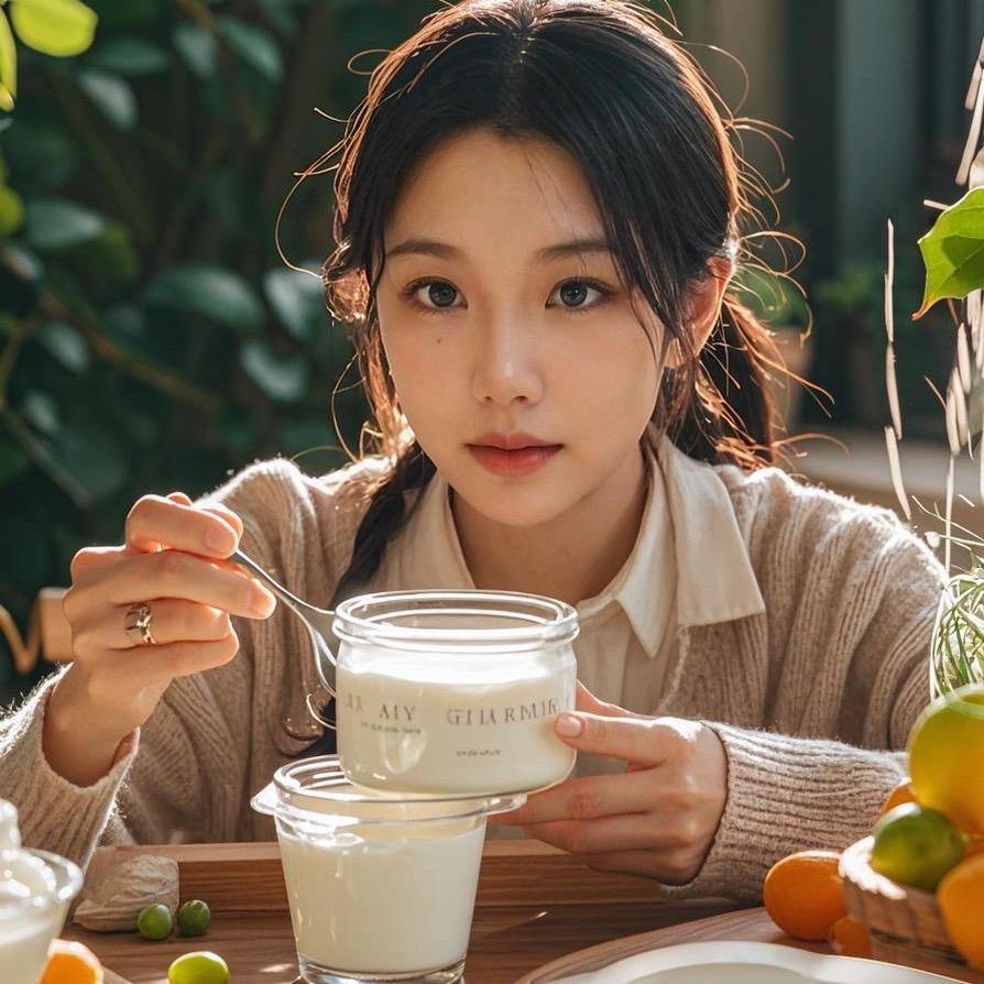 希腊干噎酸奶免费教学，健康食品