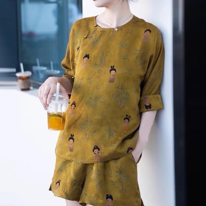婷婷真丝新中式