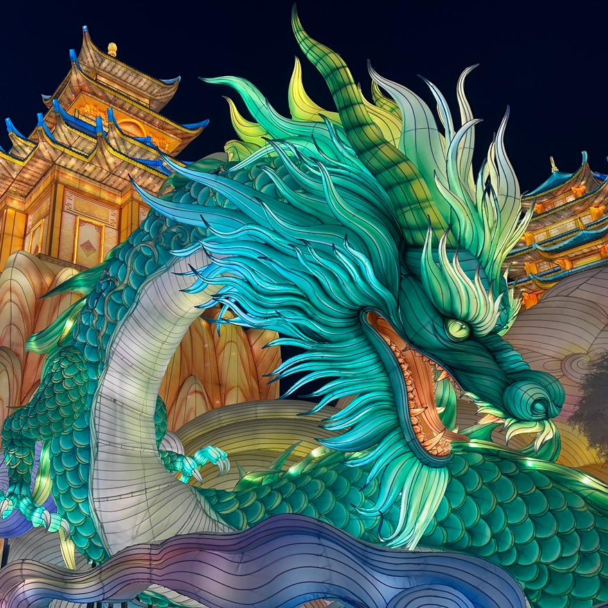 领恒彩灯−[施工分享]