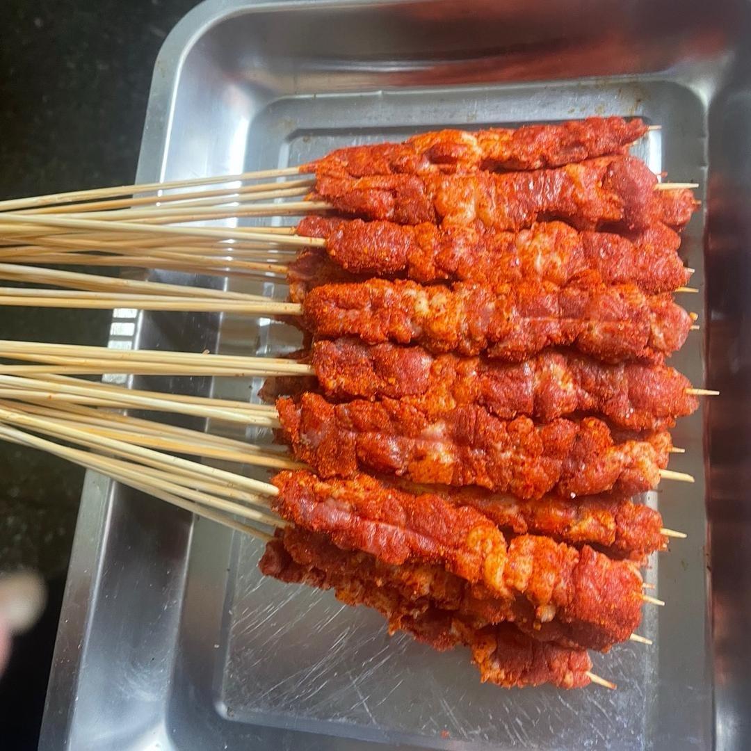 兰兰活龙鲜肉串