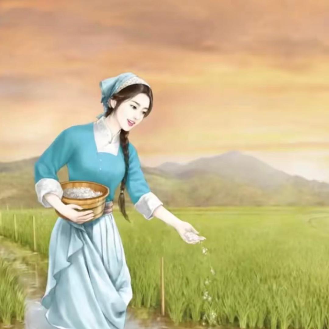 小妞教种菜