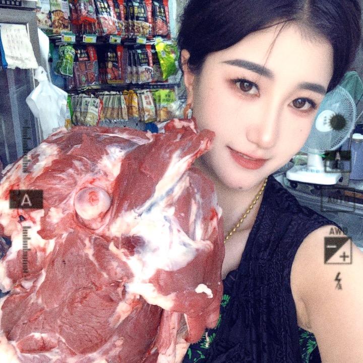 卖牛羊肉的晶晶子