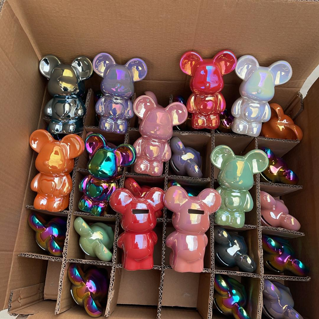 琳陶瓷爆力熊厂家直销 供套圈货源