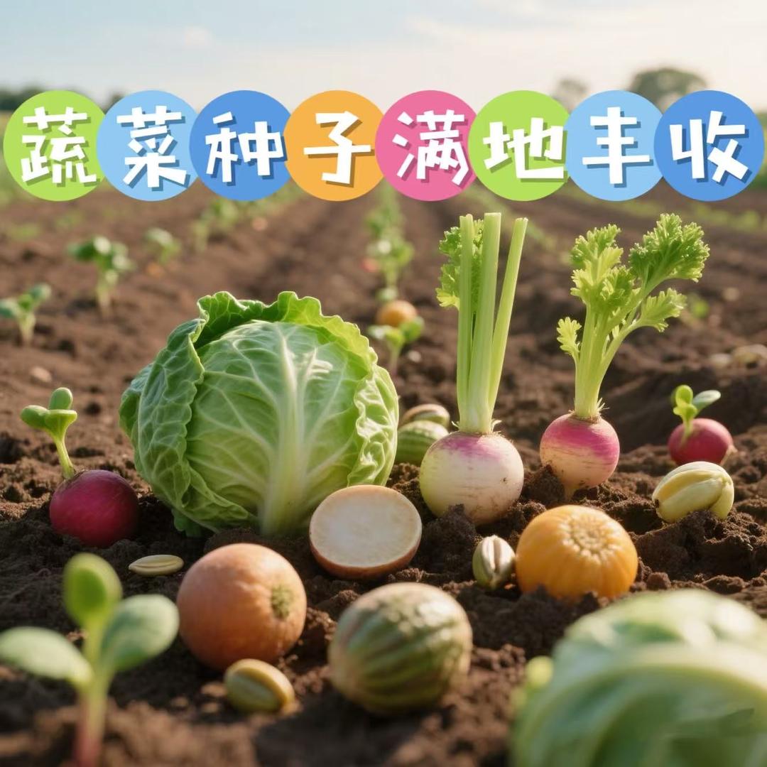 蔬菜种子满地丰收