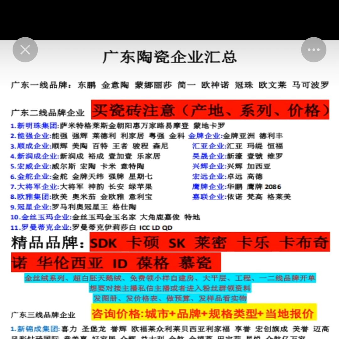 广东瓷砖老实人小陈