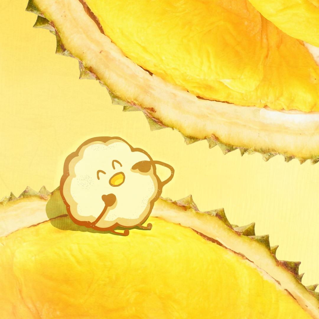 广州皓林食品小店 榴莲冰皮月饼