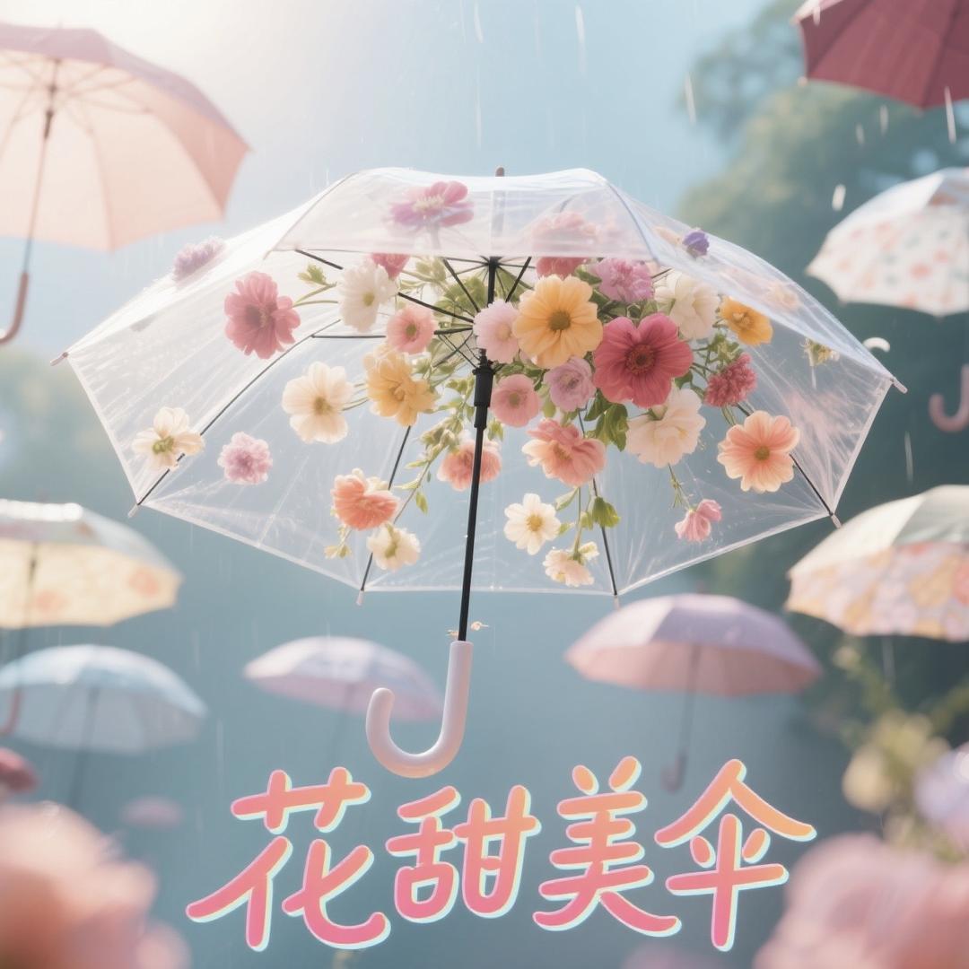 花甜美伞