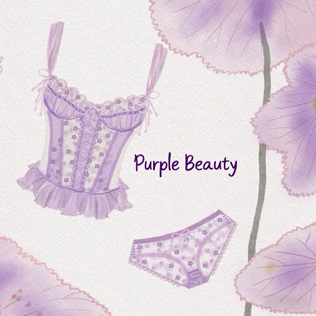 Purple beauty轻奢睡衣