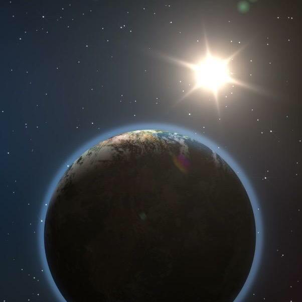 地球剪影