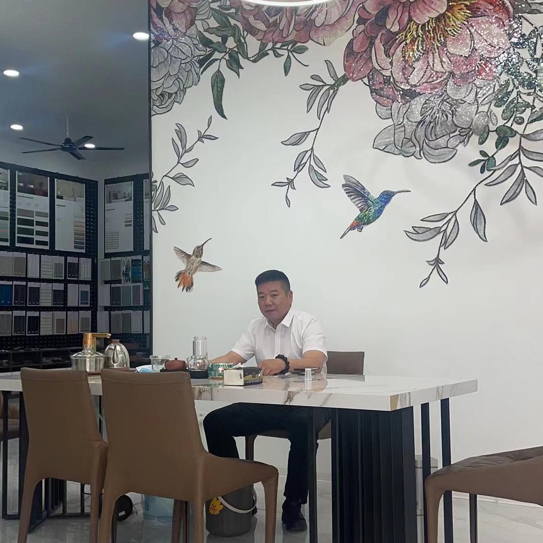 南京玫瑰白兔马赛克