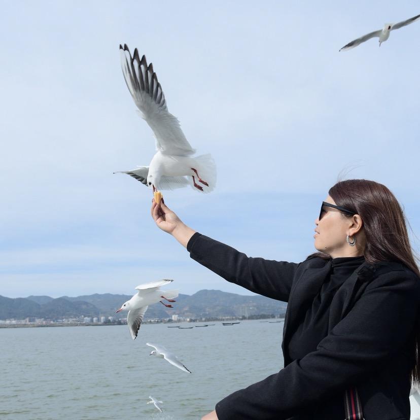 借你一个微笑。