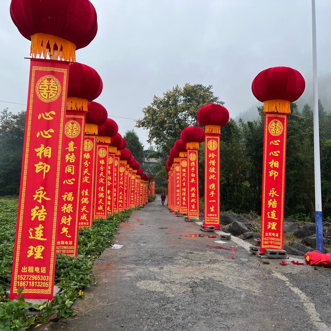 恩施州灯笼立柱 灯笼空飘出租