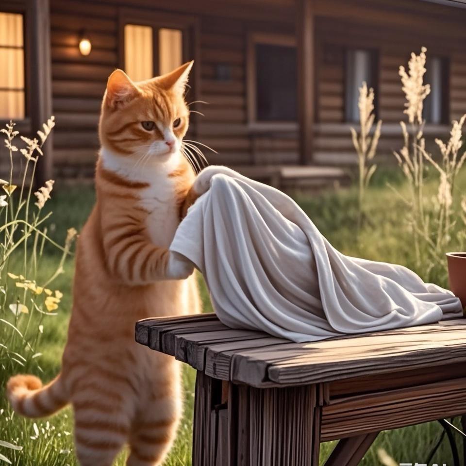 神秘橘猫