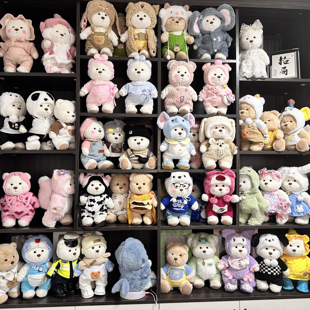 慧可爱的毛绒玩具