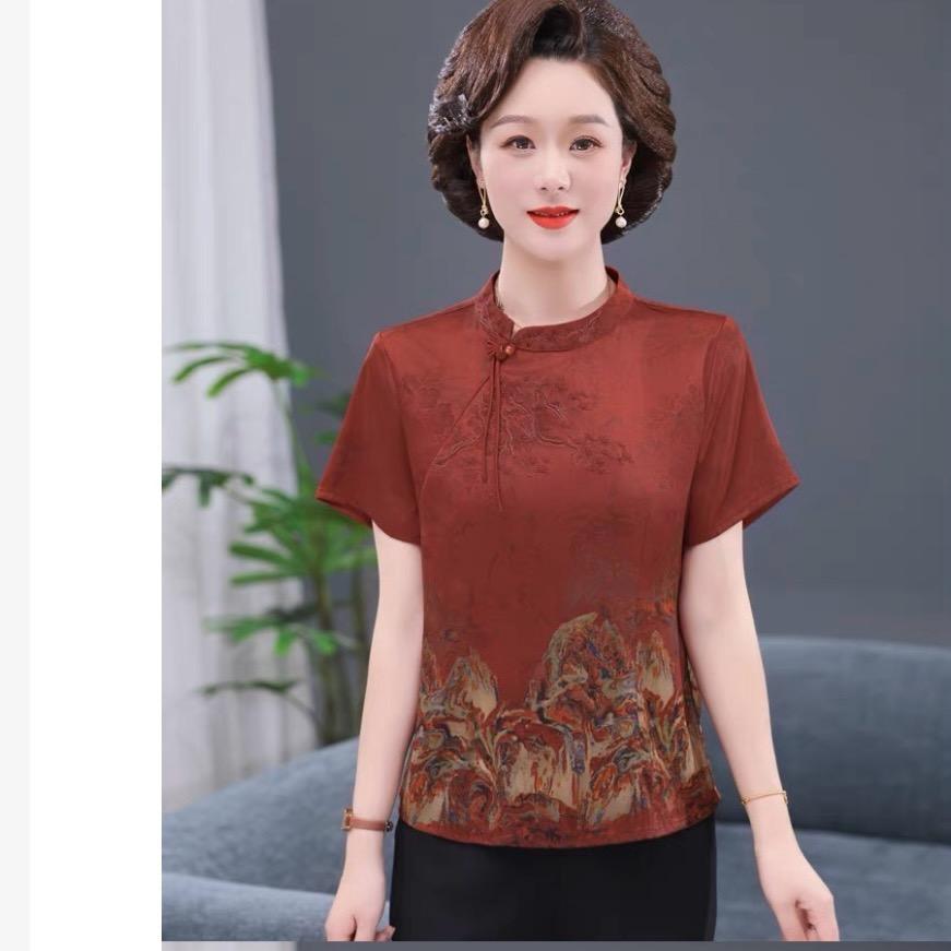 秀锦丝绸妈妈服饰