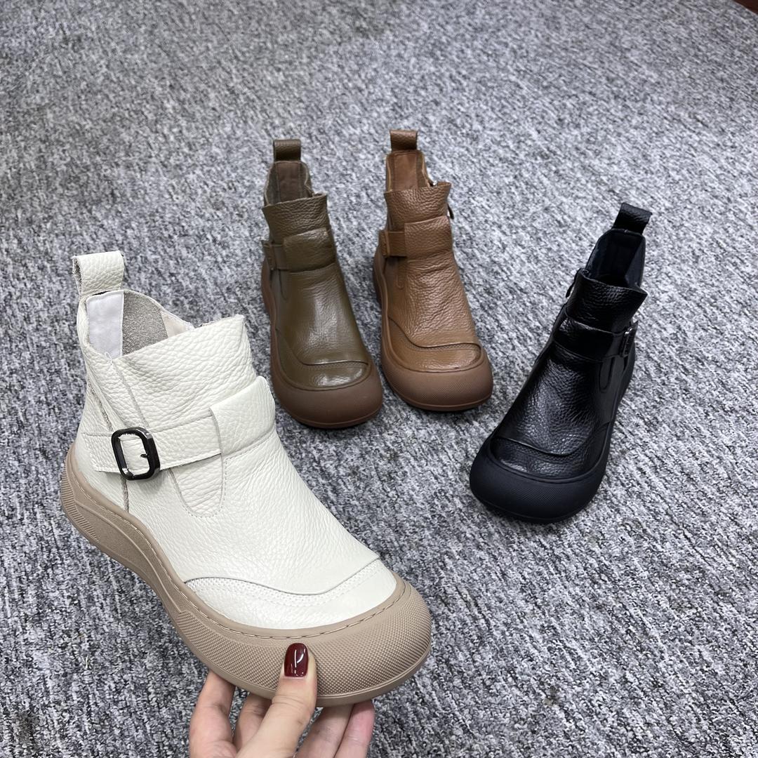 麦朵儿复古手工女鞋