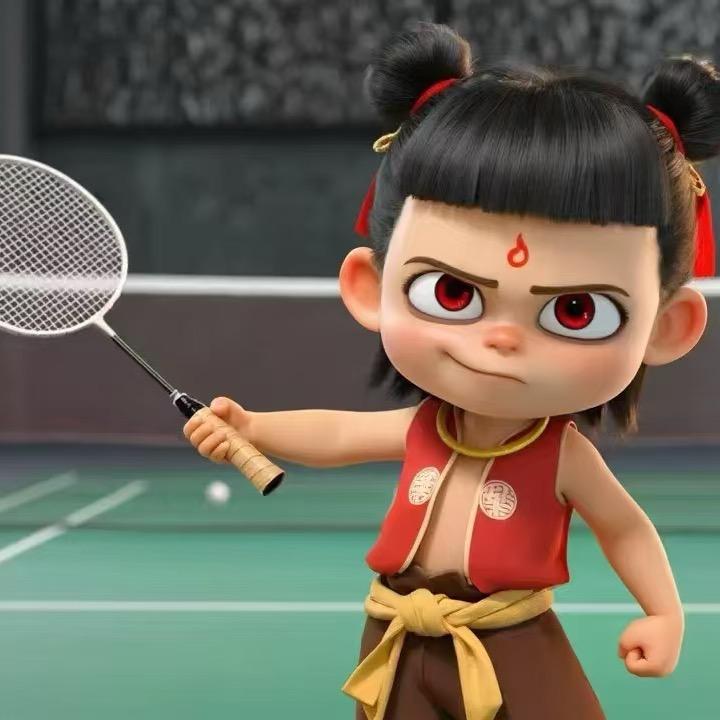 哪吒的重力扣杀球🏸
