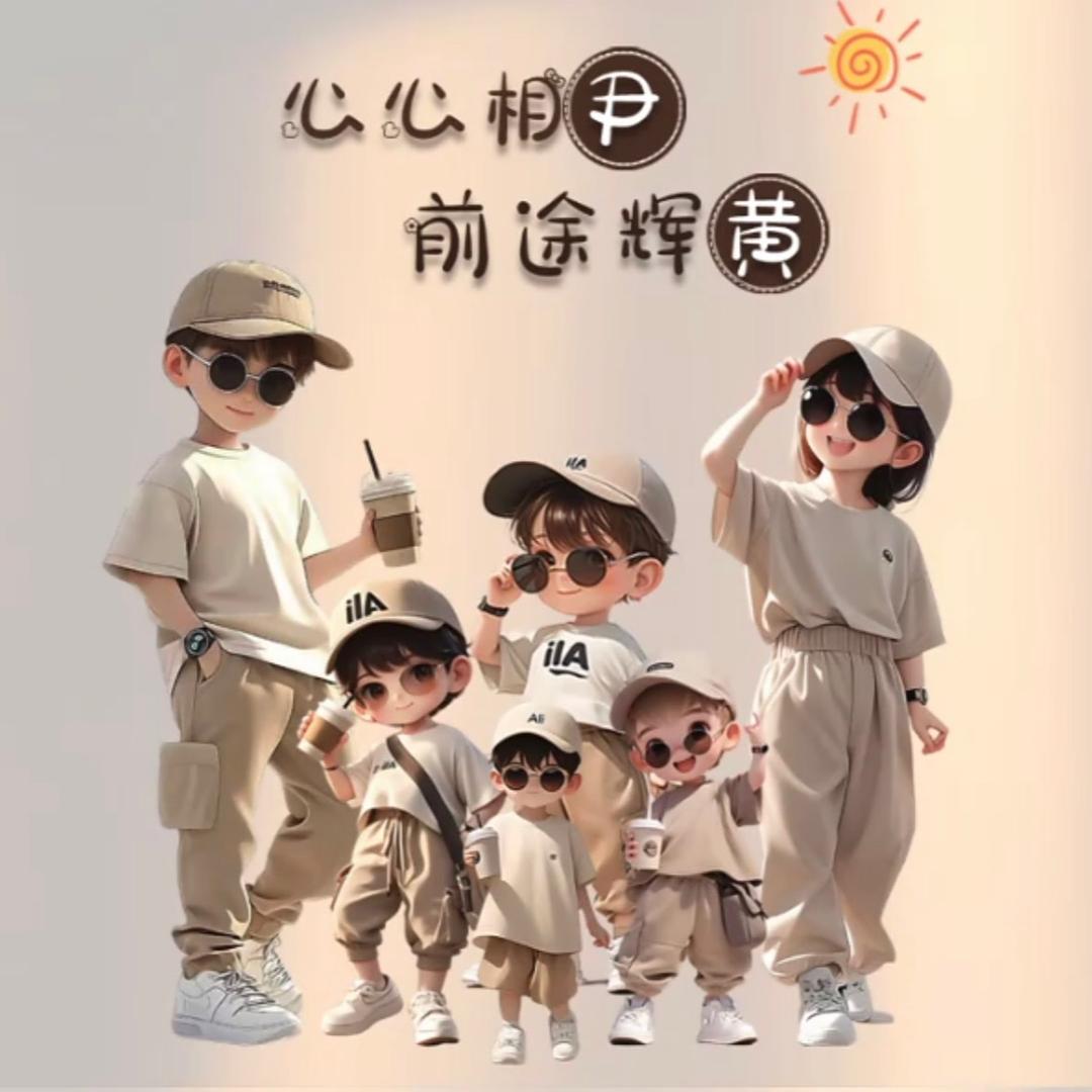 飞飞小梅家四个儿子