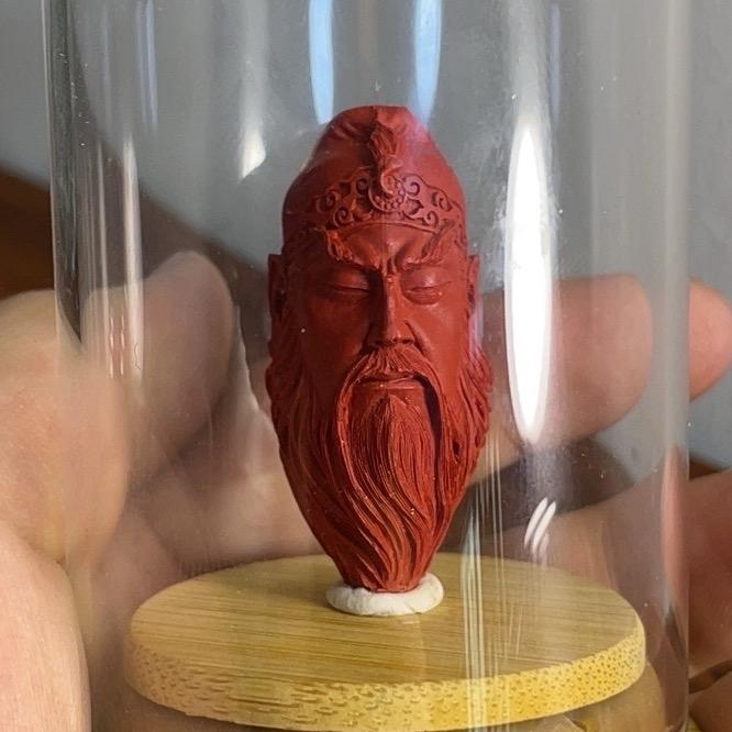 手工雕刻（文玩朱砂）