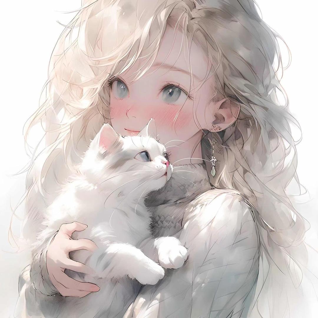 少女与猫🔆