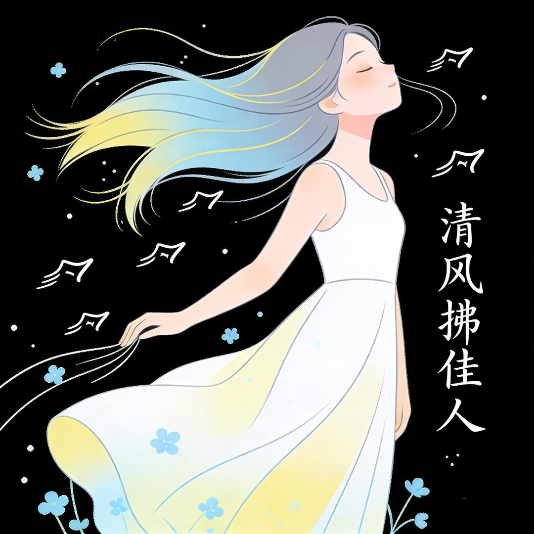 清风拂佳人