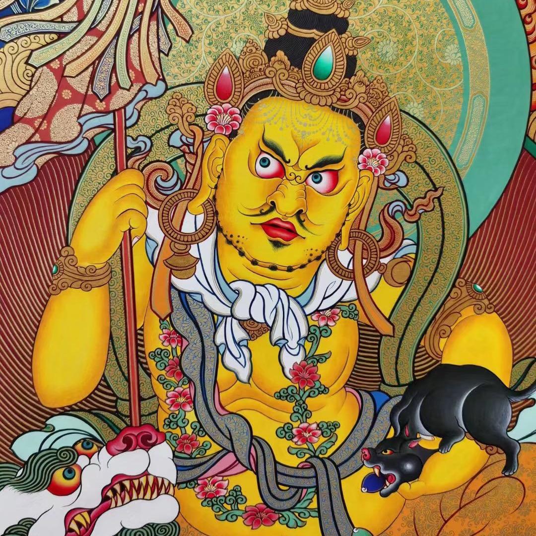 热贡妙吉祥唐卡