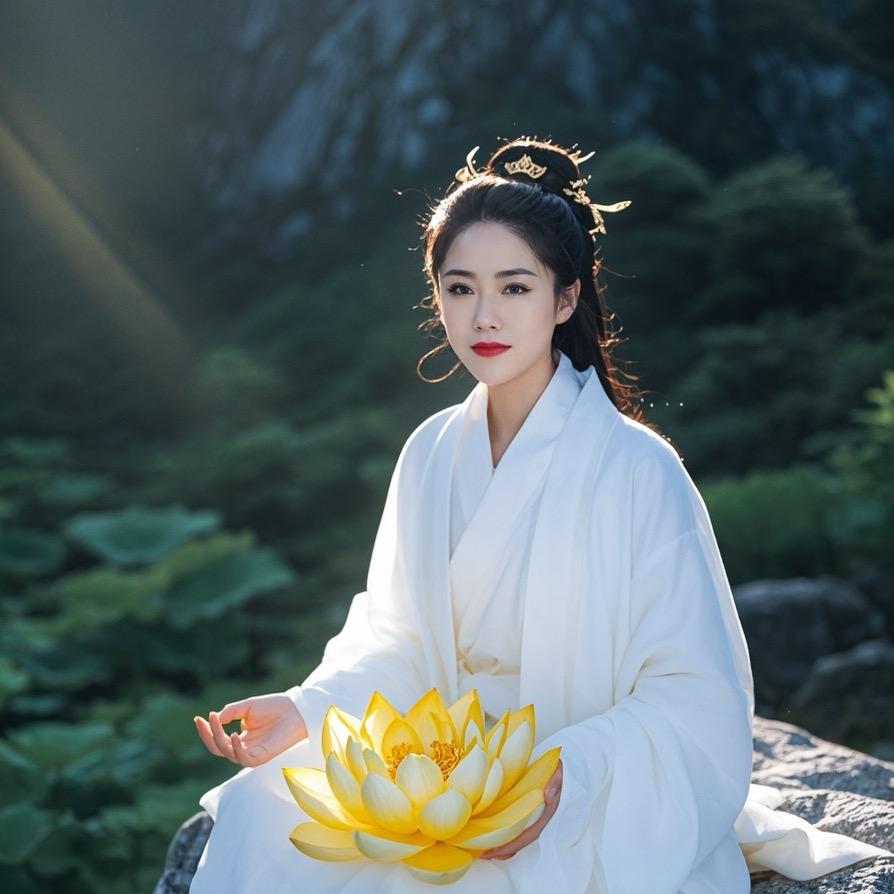 菩提树下一株慧莲