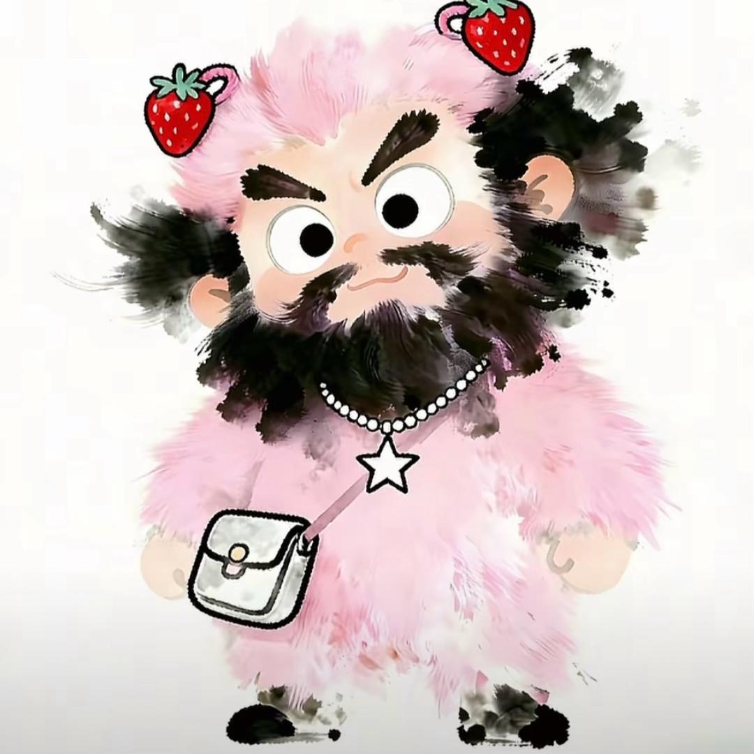 浓墨染我素衣白裳