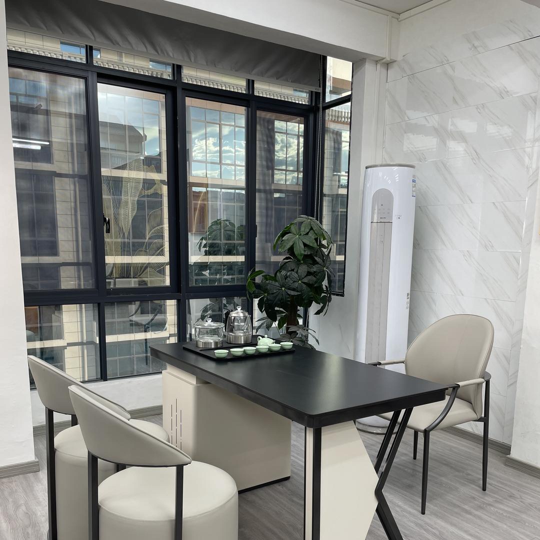 小精灵轻奢岩板茶桌茶台