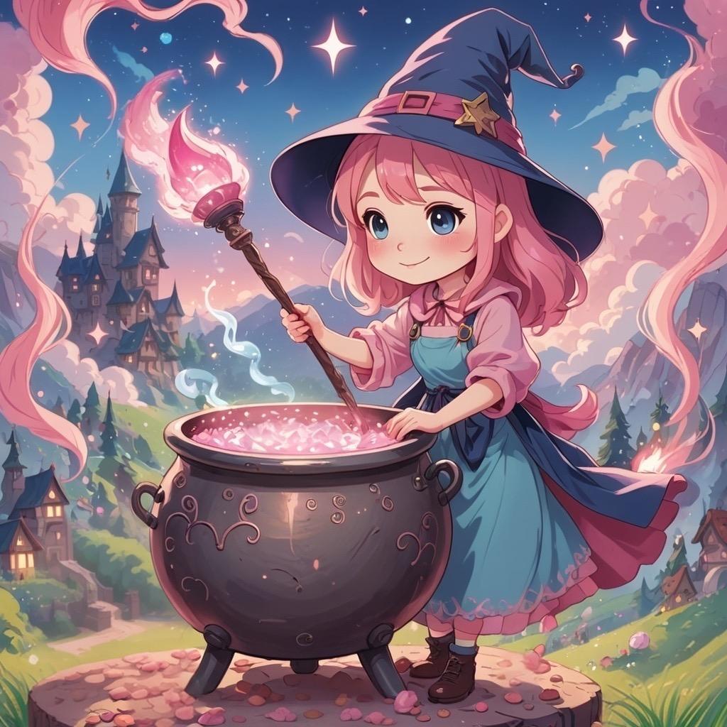 小魔女蜡烛抽抽乐