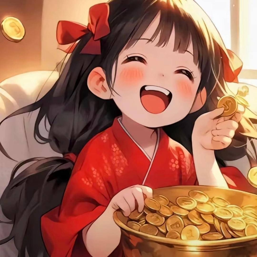 我爱财，财爱我，健康和财从四面八方而来，