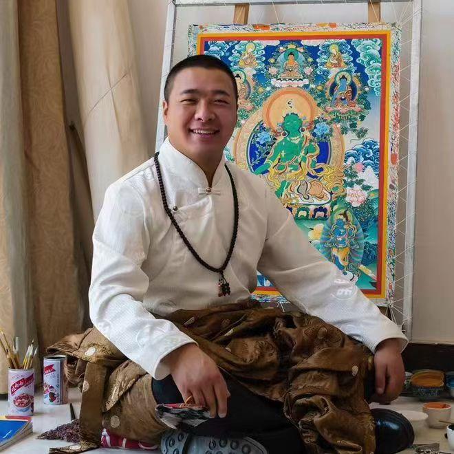 昂重才让.热贡唐卡