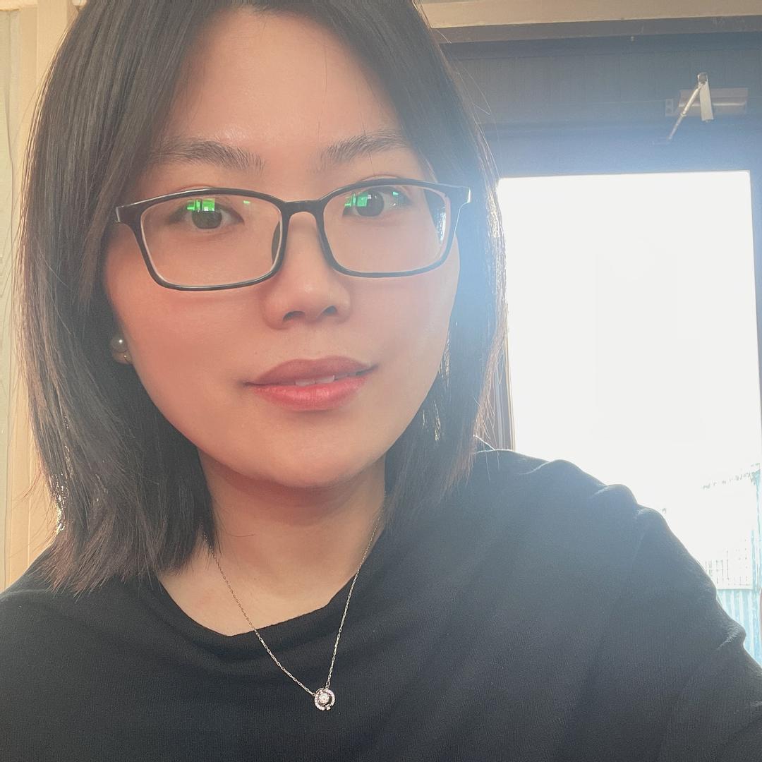 自学英语的林女士