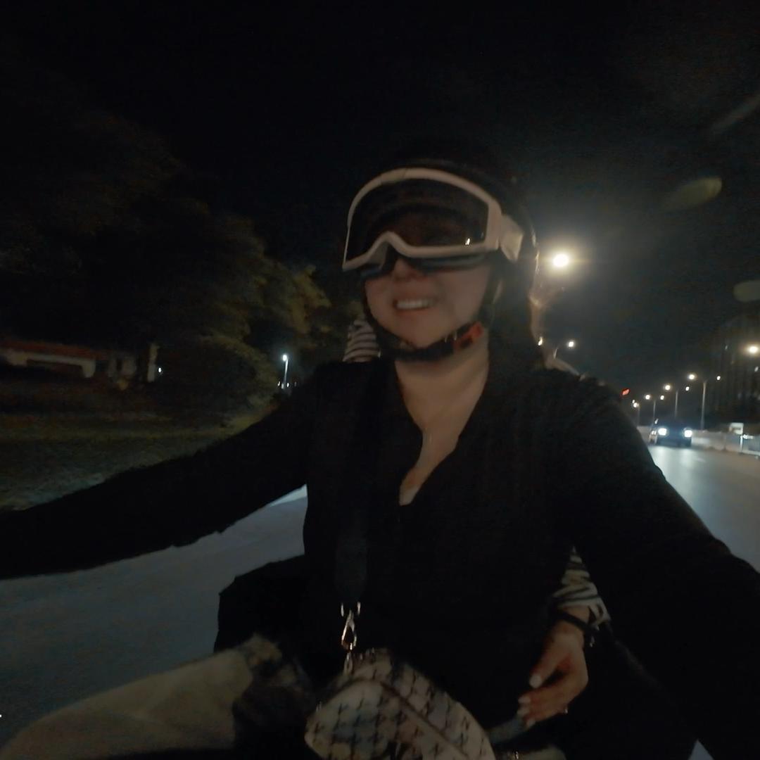 再吃一口就骑车