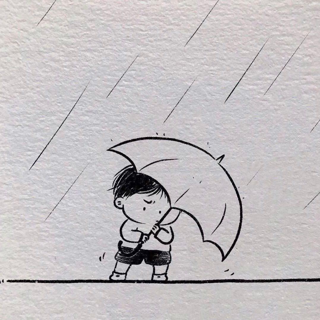 半边心