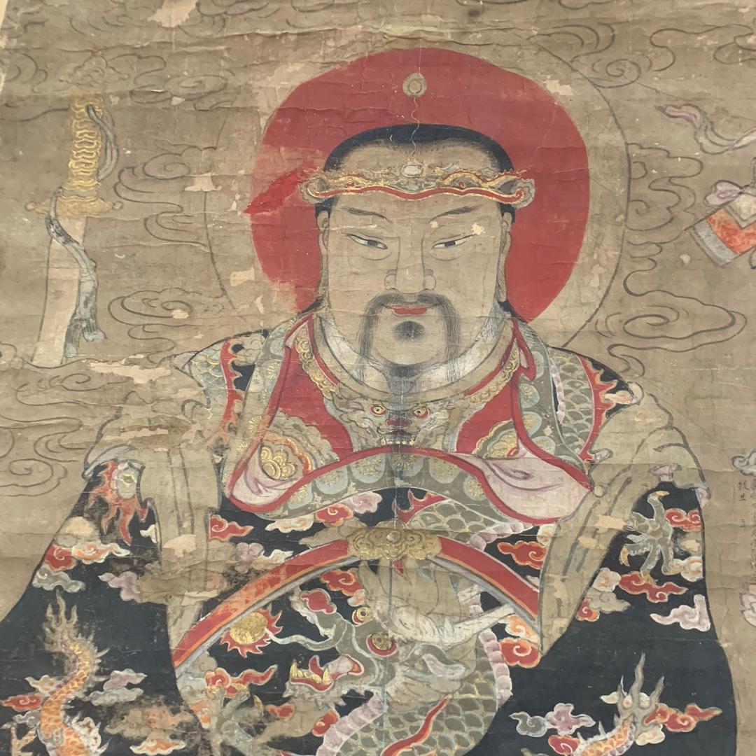 鱼化龙精美水陆画复刻