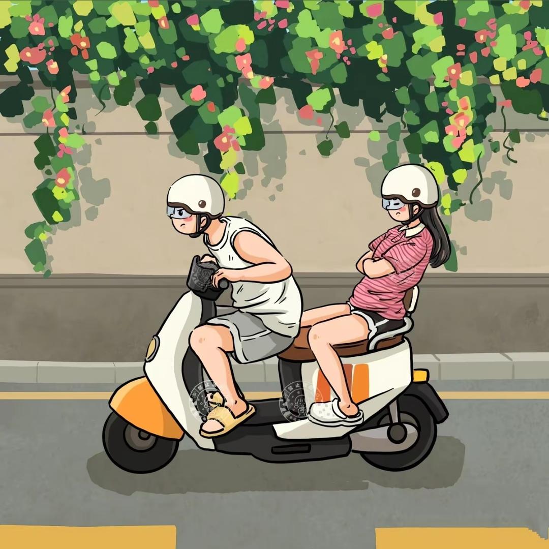 小朋友不懂电动车