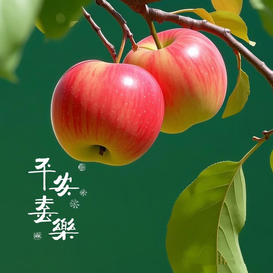 苹果红了