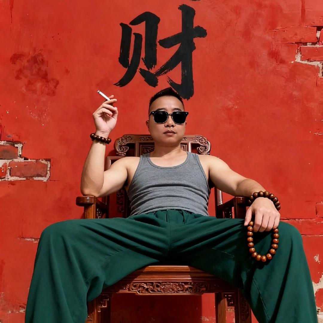 摆摊卖毛衣的辉哥