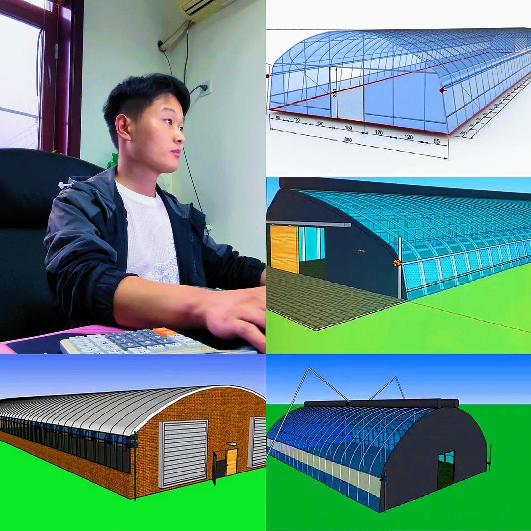 新农人建大棚