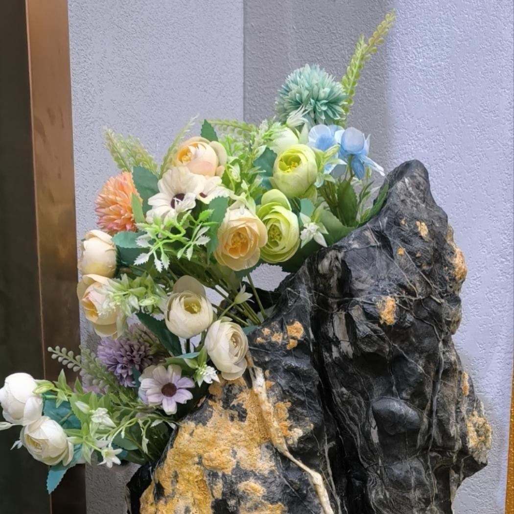 阿乐石头（灵璧奇石花盆.鱼缸）