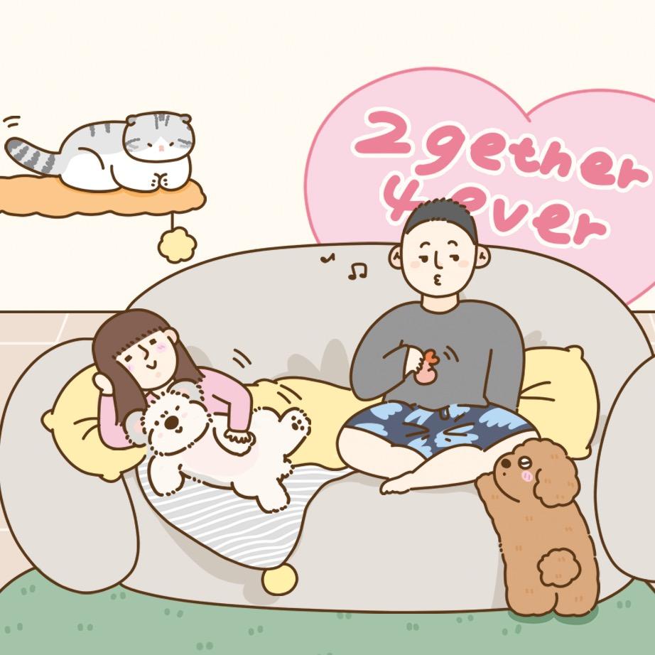 🌈Jiojio🐈&🌈小咖啡🐶