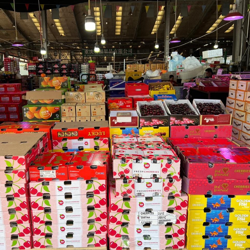 老刘水果直播卖货(重庆双福水果批发市场）