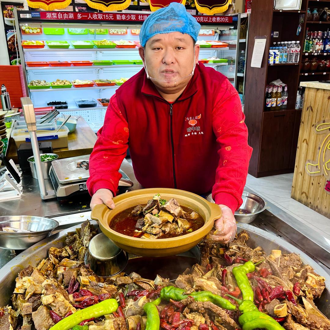 咱家大院地摊牛排锅[新哥卤味]