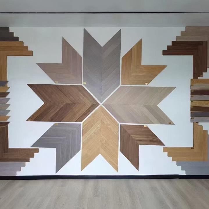 崔桥地板工厂-楼梯踏步、个性人字拼鱼骨拼