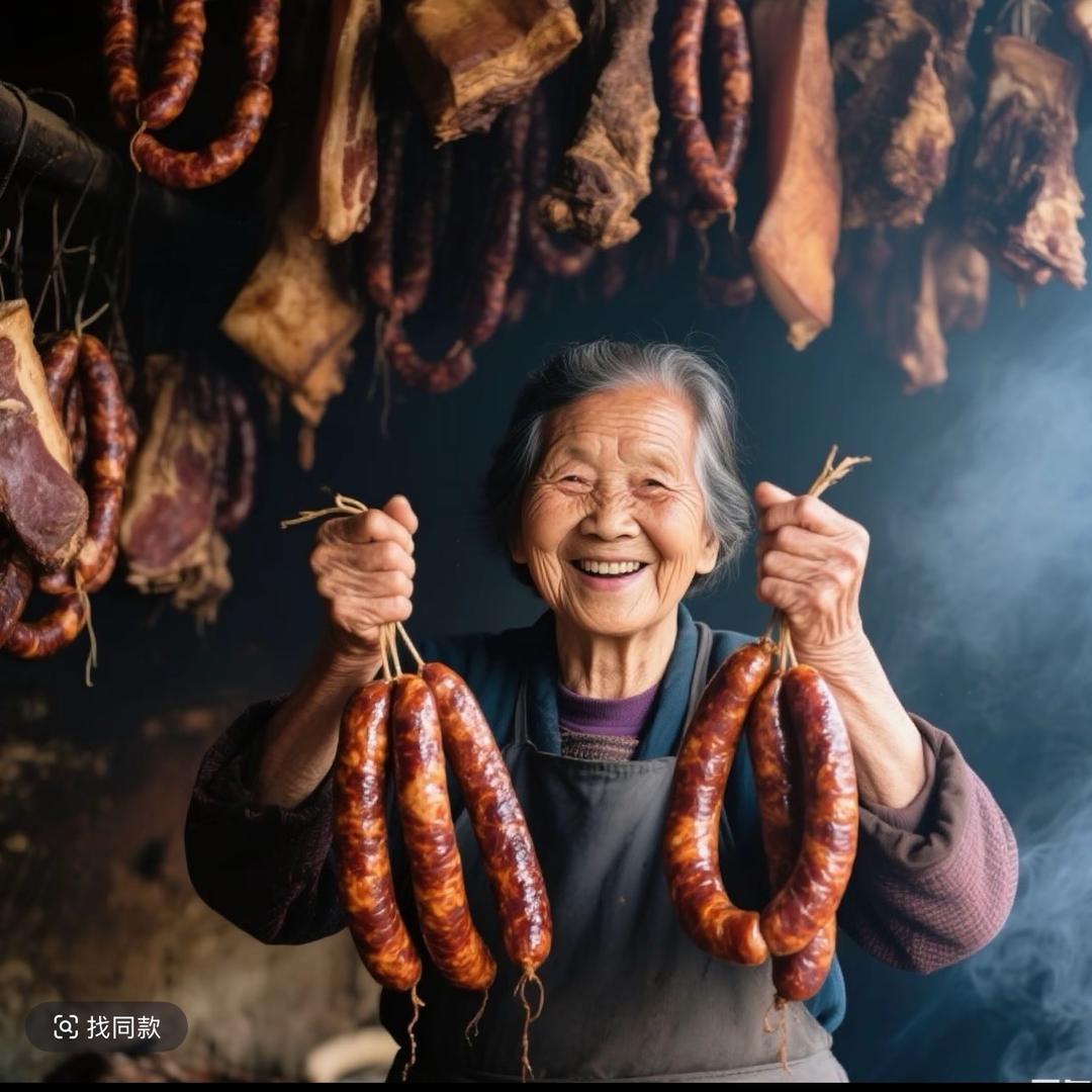 烟熏腊香肠现收现买