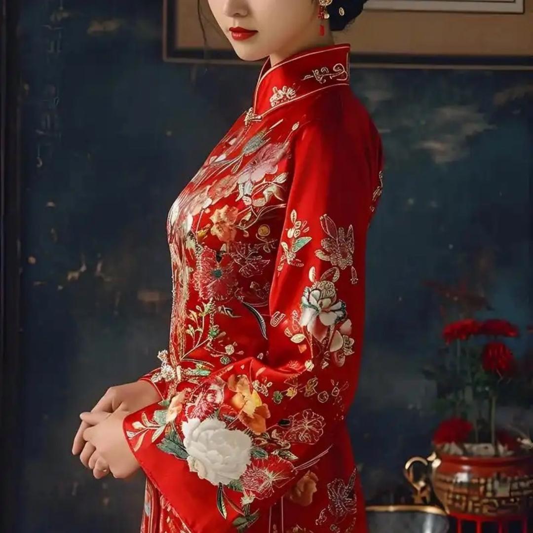 忆爱婚纱秀禾旗袍礼服