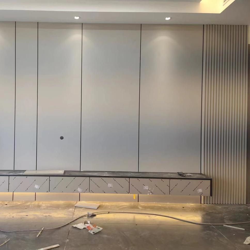 潭美碳晶板 木饰面 岩板 软硬包墙面装饰