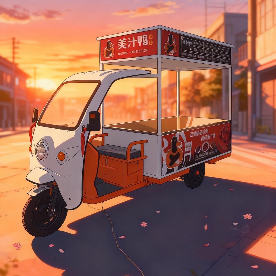 移动小吃车（餐车定制）重载三轮车