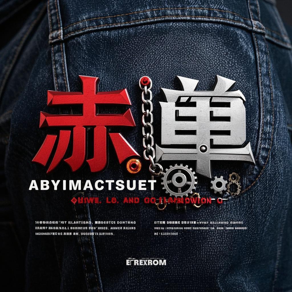 赤单牛仔裤